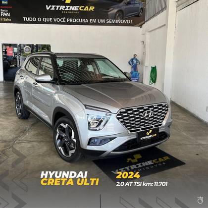 HYUNDAI CRETA 2.0 FLEX ULTIMATE AUTOMÁTICO HYUNDAI CRETA 2.0 FLEX ULTIMATE AUTOMÁTICO